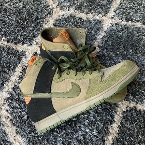 ..:: Nike Dunk High Suede Olive